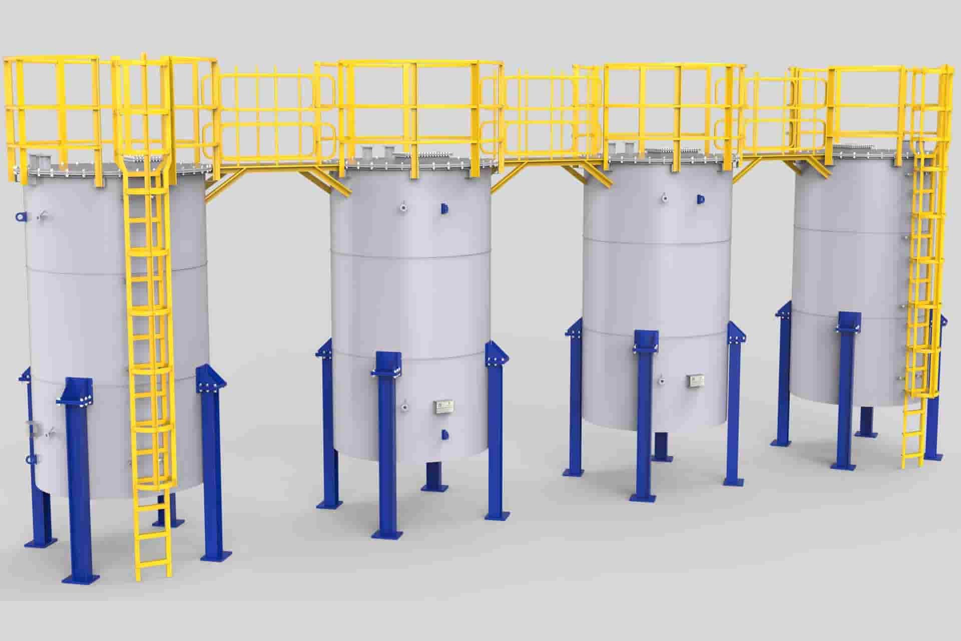 LUBE OIL STORAGE TANKS